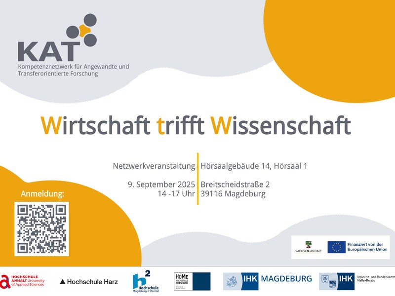 SAVE THE DATE: Wirtschaft trifft Wissenschaft