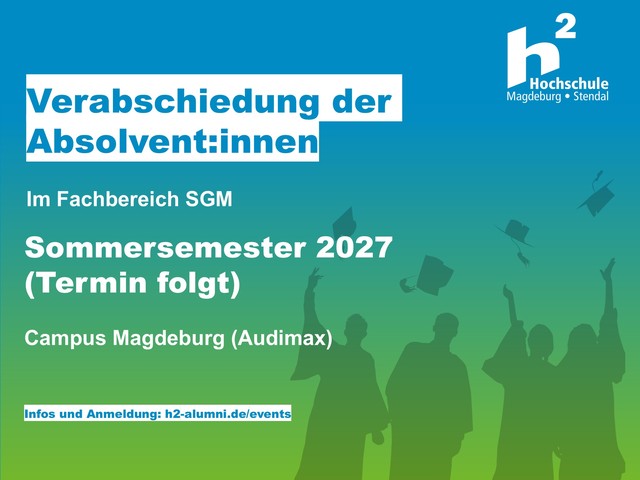 Feierliche Verbaschiedung der Absolvent:innen des FB SGM 2026
