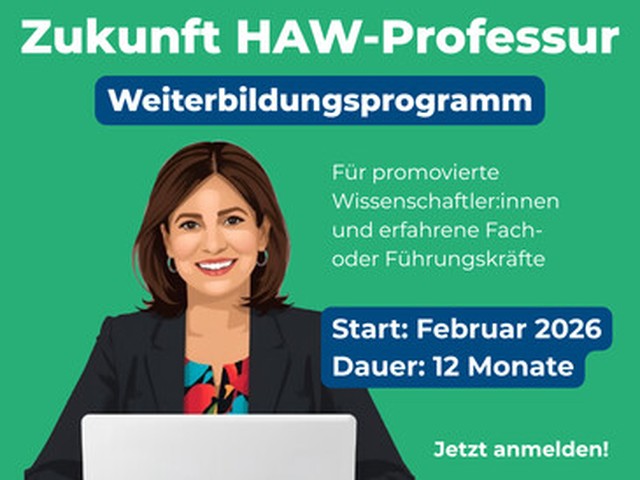 Start CASE-Weiterbildungsprogramm: „Zukunft HAW-Professur“