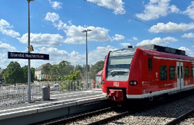 Ceremonial opening of the "Stendal University" train stop