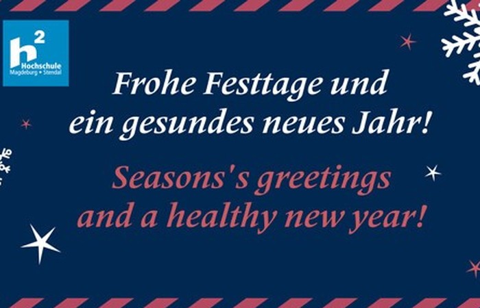 Grafik mit Weihnachtsgrüßen.