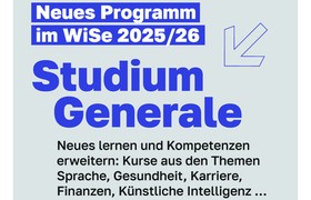 Studium Generale im Wintersemester 2025/26 ist gestartet!
