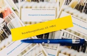 Bewerbung noch möglich - Weiterbildungsstudiengang "Management im Gesundheitswesen"