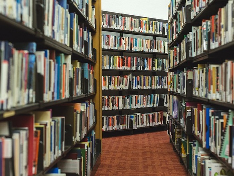 Foto einer Bibliothek.