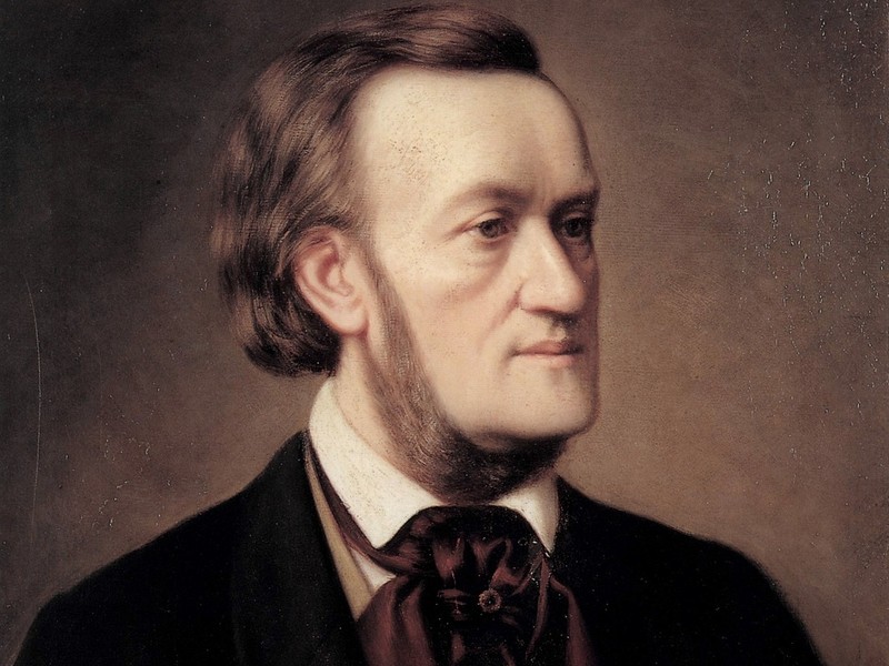 Portrait von Richard Wagner.