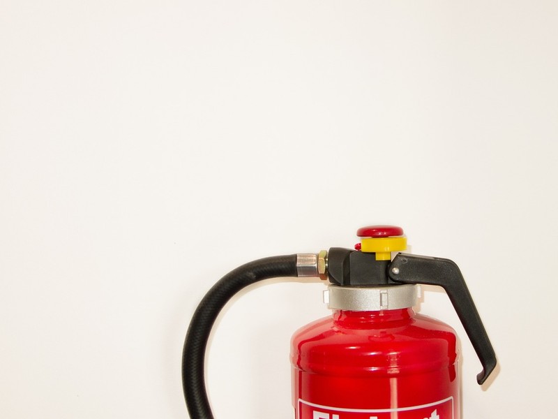 Foto eines Feuerlöschers.