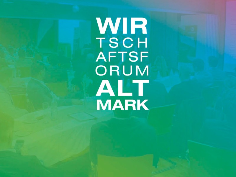 Grafik zum Wirtschafsforum Altmark.