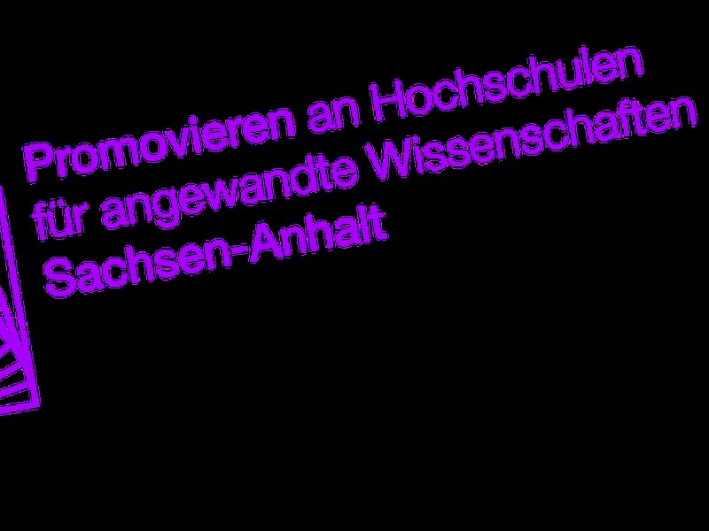 Grafik zu "Promovieren an Hochschulen für angewandte Wissenschaften Sachsen-Anhalt".