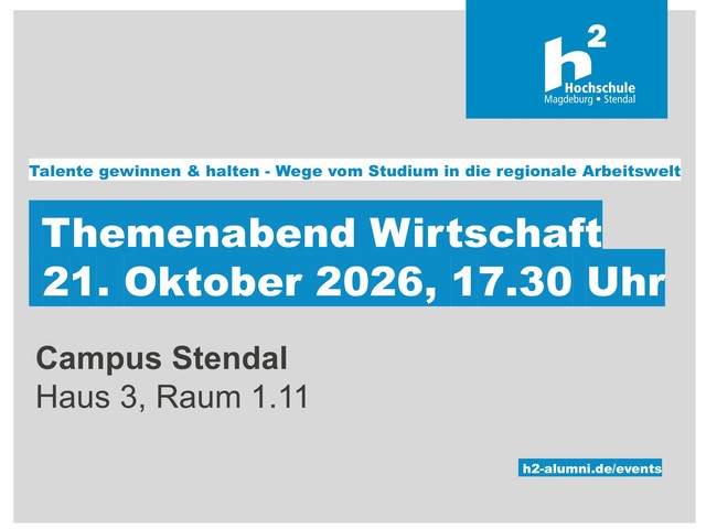 Themenabend Wirtschaft