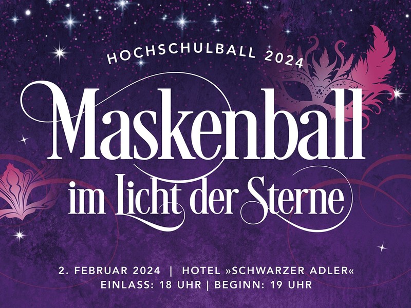 Infografik zum Hochschulball.