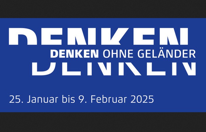 Grafik zur Veranstaltungsreihe "Denken ohne Geländer".